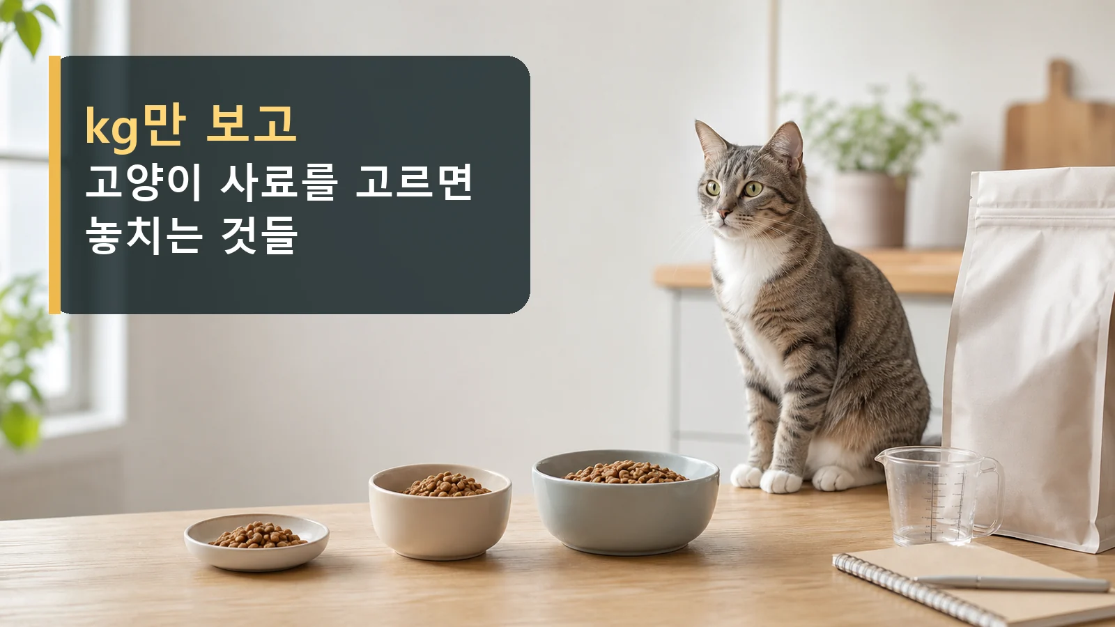 고양이 사료, 나이별로 달라야 할까?｜키튼·성묘·노령묘 영양 기준
